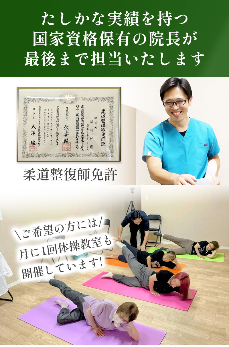 国家資格保有の院長