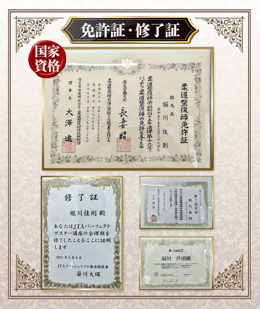 免許証・終了証